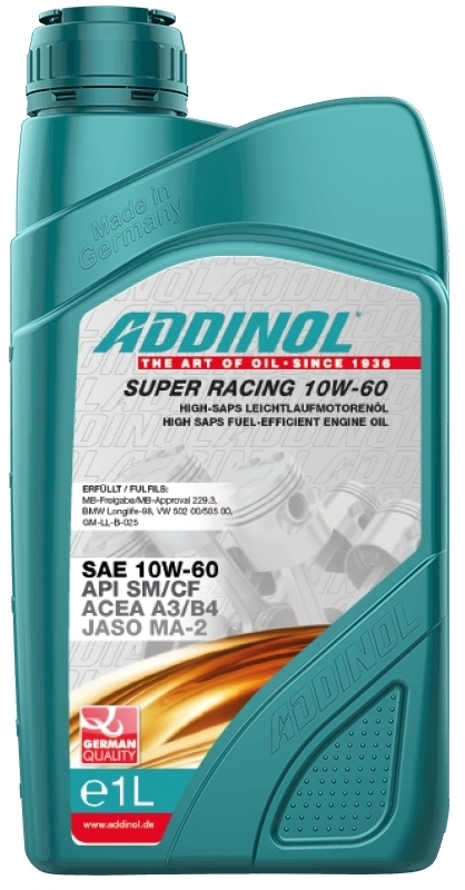 ADDINOL SUPER Racing 10W-60 (12x1-Liter Dose)
