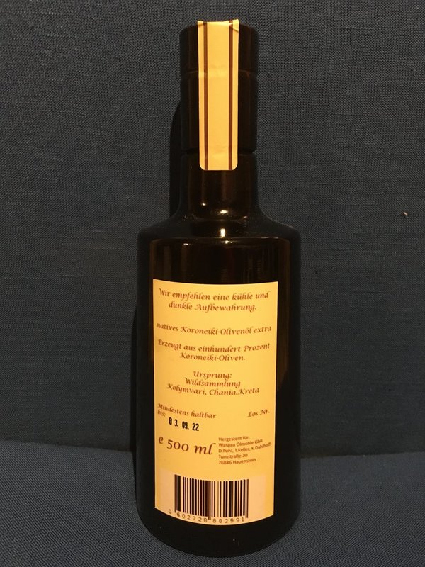 kretisches natives Koroneiki-Olivenöl extra / mild