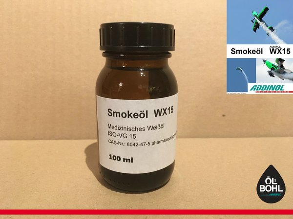 ADDINOL Dampföl Smokeöl WX 15  Braunglasflasche 100 ml