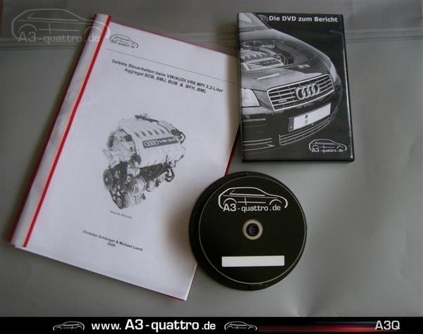 DVD zur Steuerkettenlängung beim Audi A3 3.2