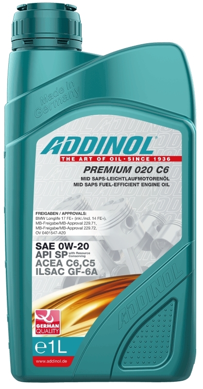 ADDINOL Premium 020 C6  1-Liter